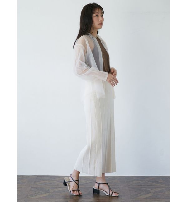 LAGUNAMOON「ツートーンリブニットタイトスカート」|スカート|