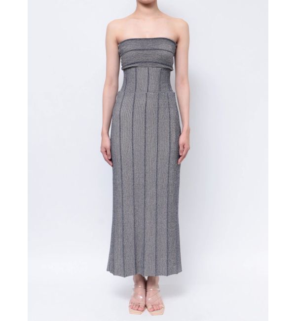 LAGUNAMOON「ツートーンリブニットタイトスカート」|スカート|