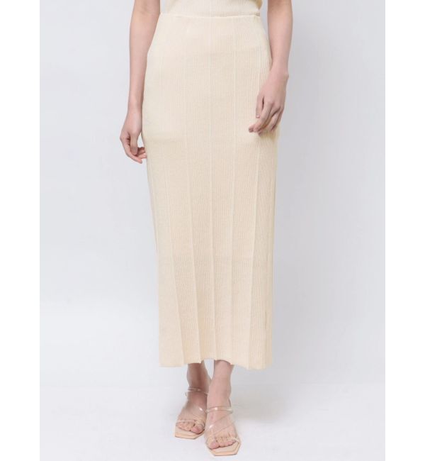LAGUNAMOON「ツートーンリブニットタイトスカート」|スカート|
