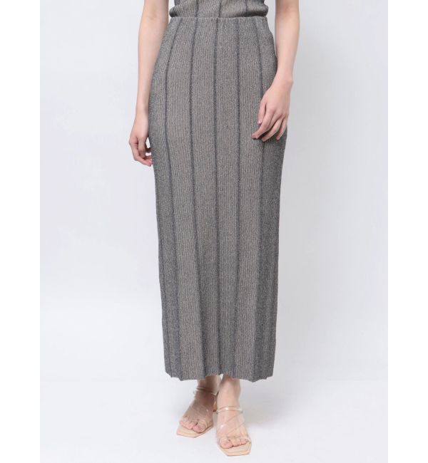 LAGUNAMOON「ツートーンリブニットタイトスカート」|スカート|