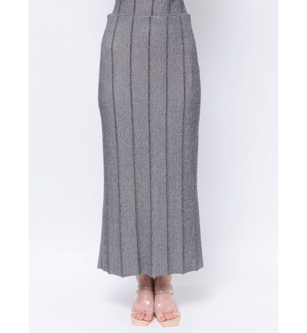 LAGUNAMOON「ツートーンリブニットタイトスカート」|スカート|