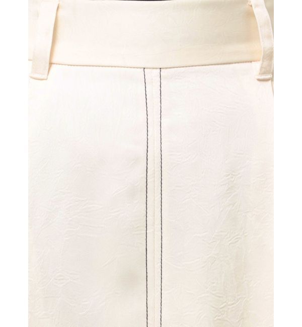 LAGUNAMOON「ワッシャーサテンスリットスカート」|スカート|