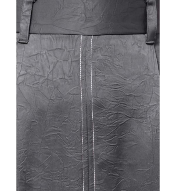 LAGUNAMOON「ワッシャーサテンスリットスカート」|スカート|