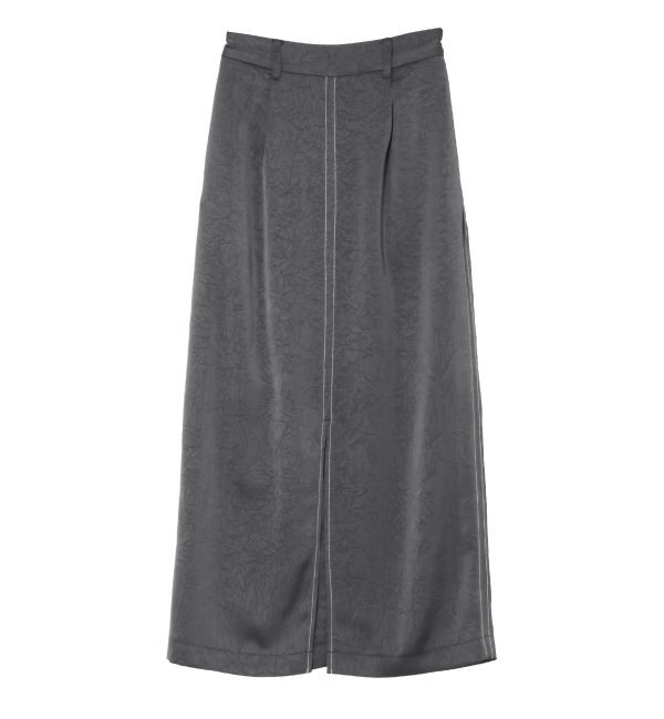 LAGUNAMOON「ワッシャーサテンスリットスカート」|スカート|