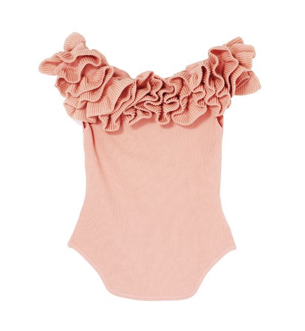 LAGUNAMOON「デコラフリルオフショルニットプルオーバー」|ニット・セーター|