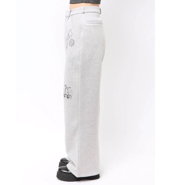 EVRIS「グラフィックプリントスウェットパンツ」|その他|