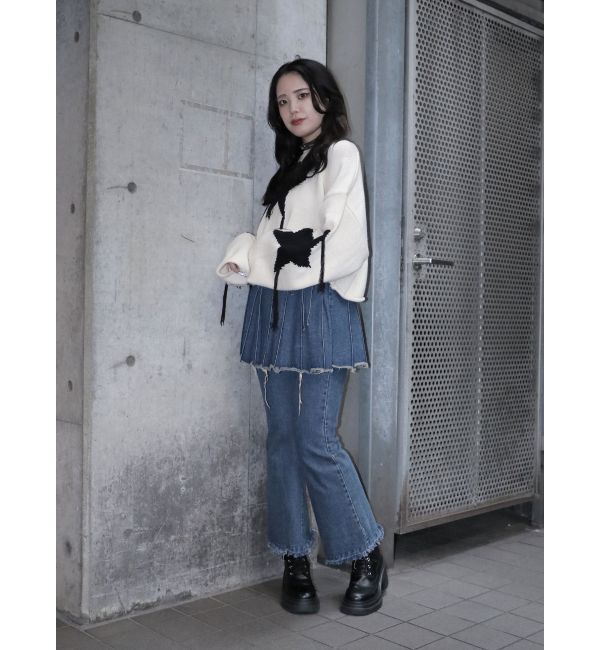 jouetie「プリーツスカートレイヤードパンツ」|その他|