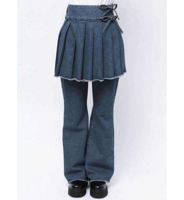 jouetie「プリーツスカートレイヤードパンツ」|その他|