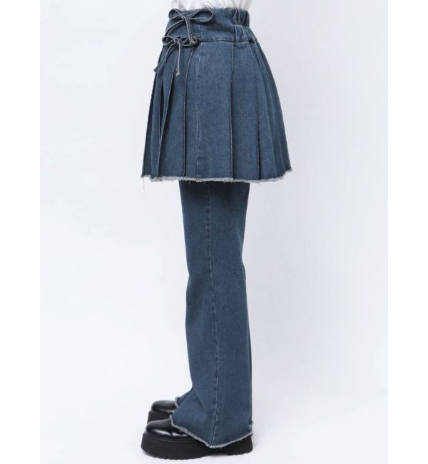 jouetie「プリーツスカートレイヤードパンツ」|その他|