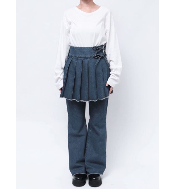 jouetie「プリーツスカートレイヤードパンツ」|その他|