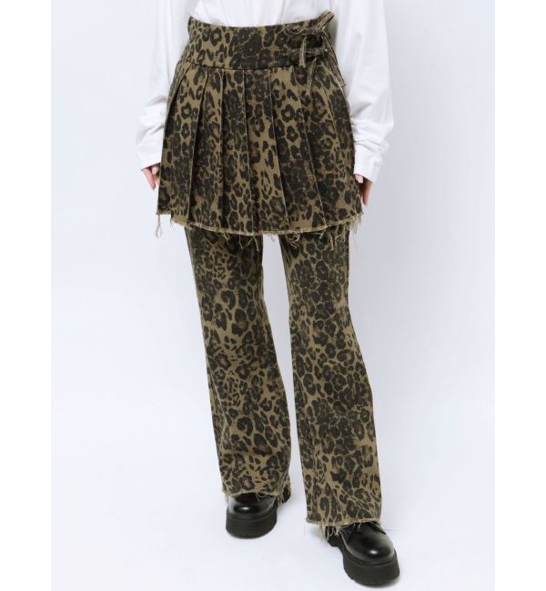 jouetie「プリーツスカートレイヤードパンツ」|その他|