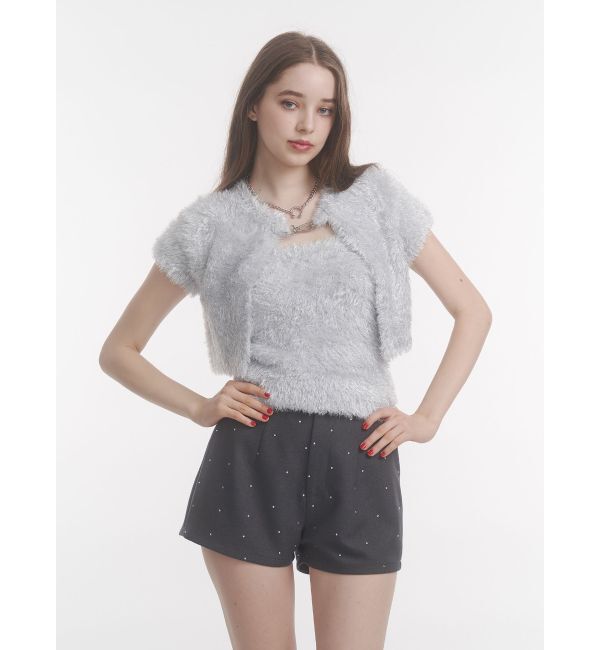 jouetie「ラインストーンショートパンツ【セットアップ対応】」|その他|