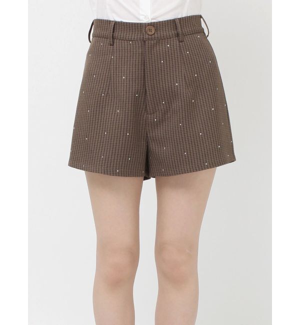 jouetie「ラインストーンショートパンツ【セットアップ対応】」|その他|