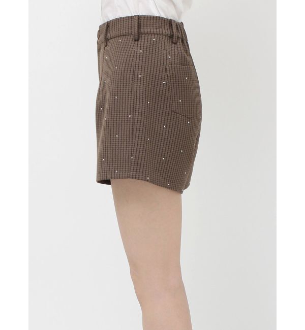 jouetie「ラインストーンショートパンツ【セットアップ対応】」|その他|