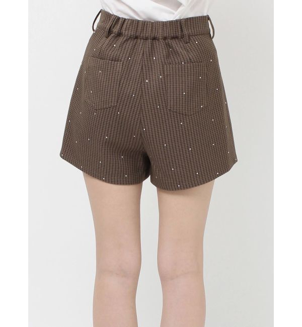 jouetie「ラインストーンショートパンツ【セットアップ対応】」|その他|