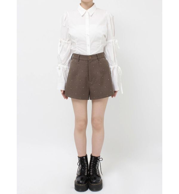 jouetie「ラインストーンショートパンツ【セットアップ対応】」|その他|