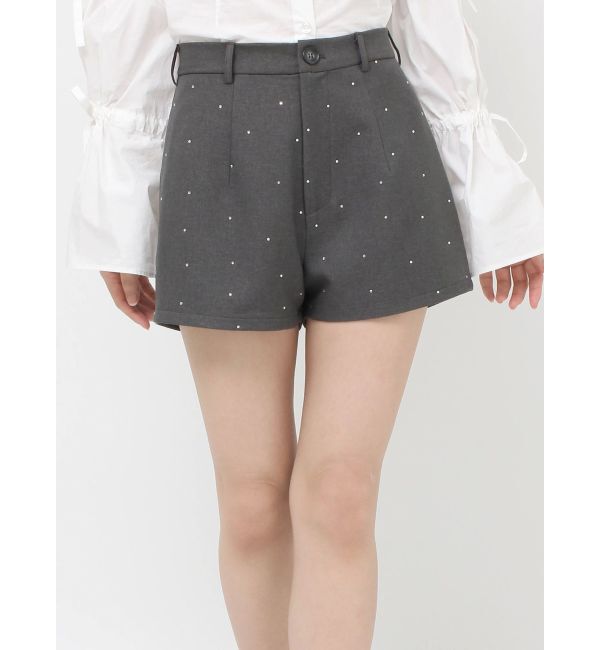 jouetie「ラインストーンショートパンツ【セットアップ対応】」|その他|