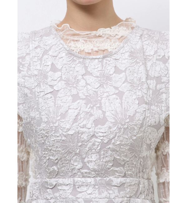 merry jenny「スカラップコンビワンピース」|ワンピース|