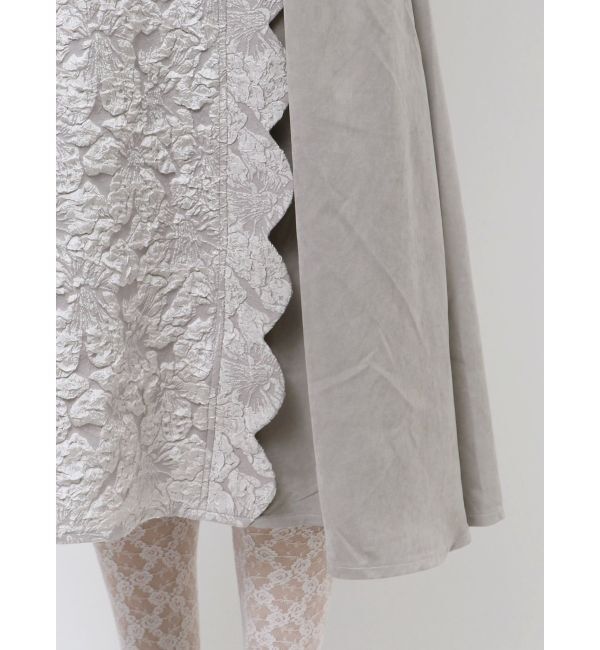 merry jenny「スカラップコンビワンピース」|ワンピース|