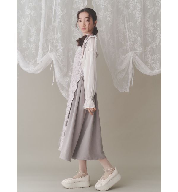 merry jenny「スカラップコンビワンピース」|ワンピース|