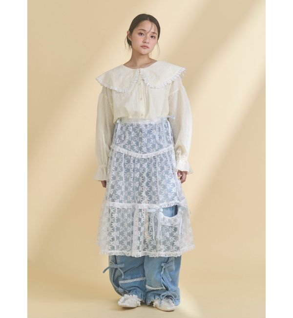 merry jenny「フリルデコラティブバレエシューズ」|バレエシューズ|