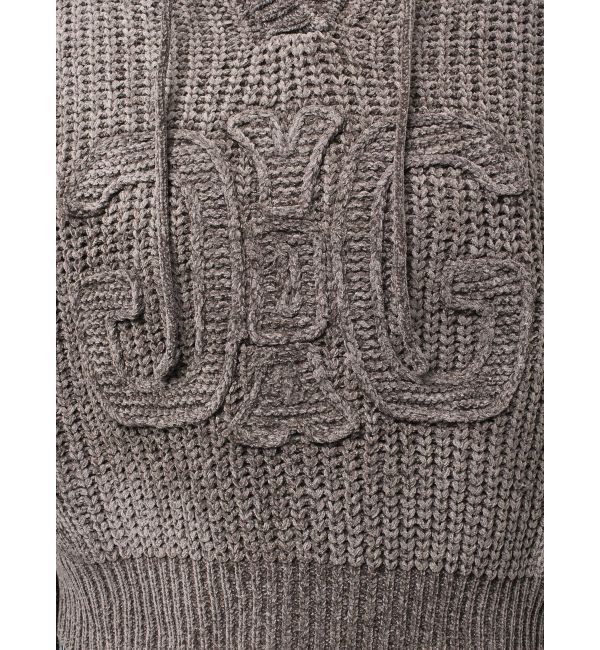 GYDA「Symmetry GYDAベロアニットパーカー」|ニット・セーター|