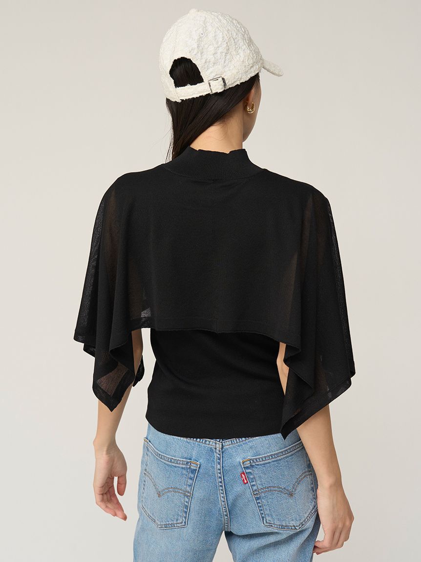 SNIDEL「Sustainableケープニットプルオーバー」|ニット・セーター|