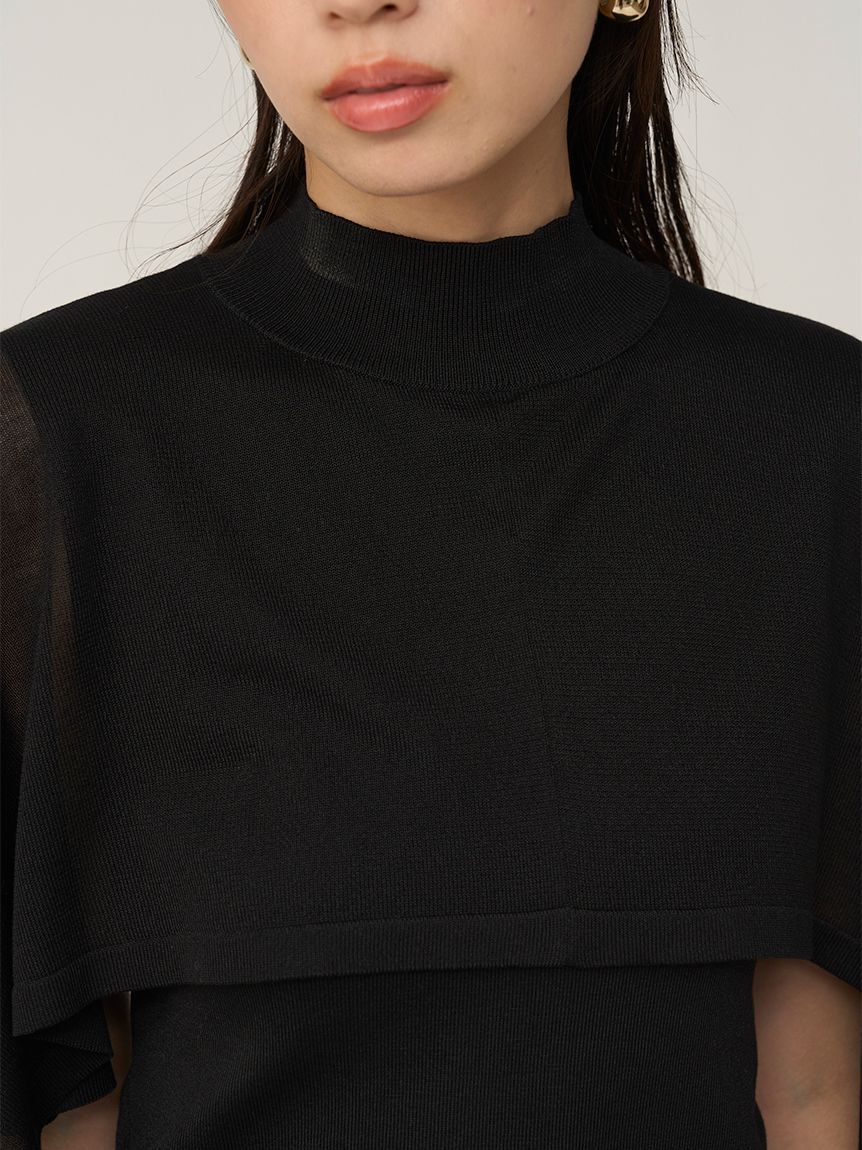 SNIDEL「Sustainableケープニットプルオーバー」|ニット・セーター|