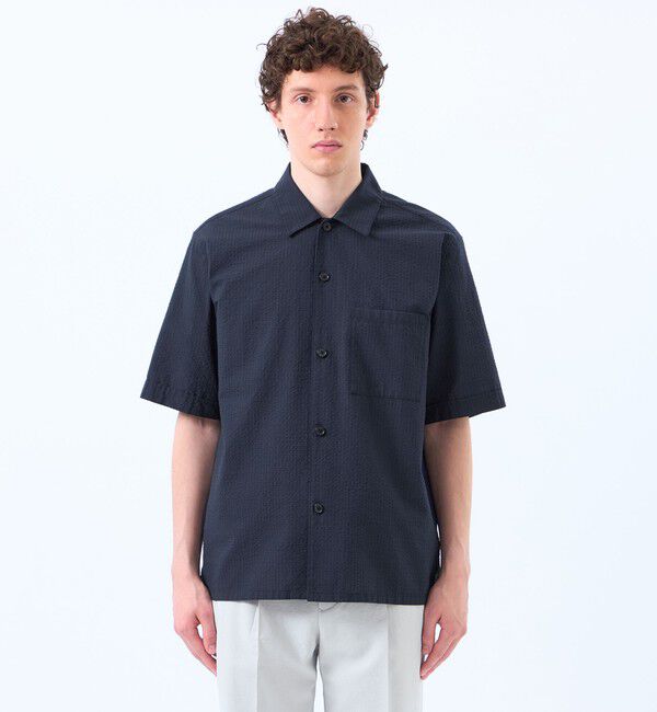 MACKINTOSH PHILOSOPHY「空羽サッカーチェック 半袖オープンカラーシャツ」|シャツ・ブラウス|