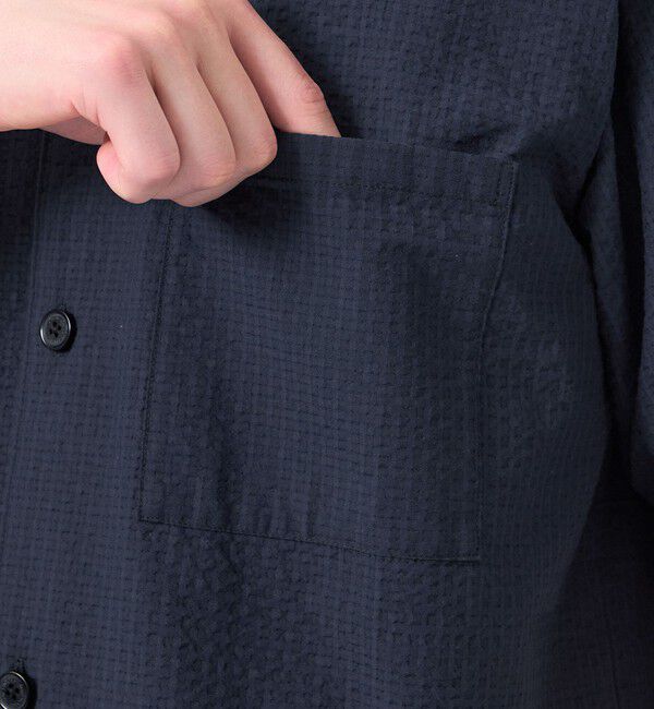 MACKINTOSH PHILOSOPHY「空羽サッカーチェック 半袖オープンカラーシャツ」|シャツ・ブラウス|