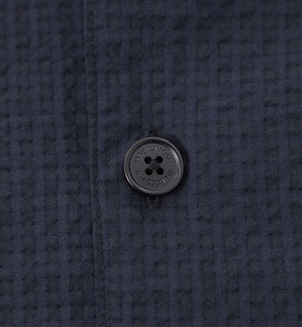 MACKINTOSH PHILOSOPHY「空羽サッカーチェック 半袖オープンカラーシャツ」|シャツ・ブラウス|