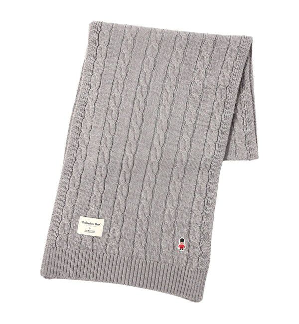 MACKINTOSH PHILOSOPHY「バッキンガムベア ケーブル ニットマフラー」|マフラー|