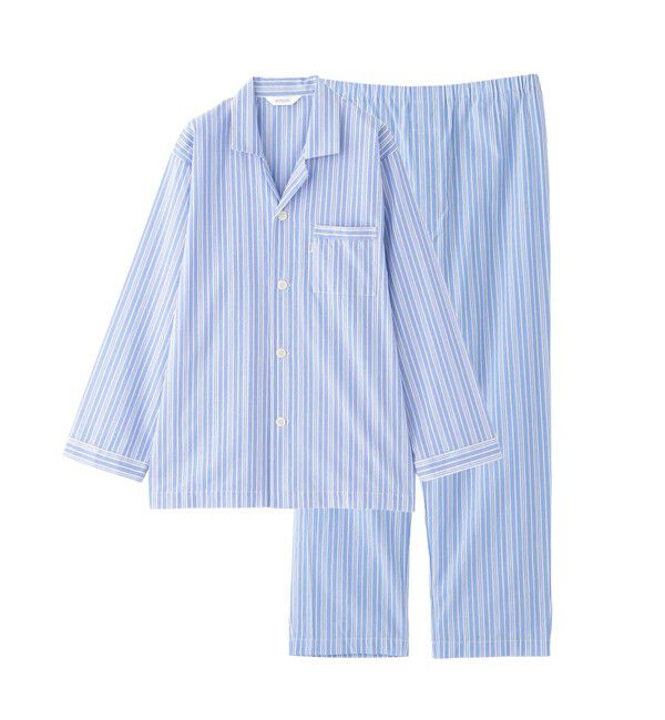 MACKINTOSH PHILOSOPHY「【WEB限定】サッカーストライプ パジャマ」|その他|ブルー