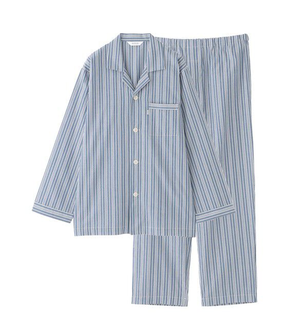 MACKINTOSH PHILOSOPHY「【WEB限定】サッカーストライプ パジャマ」|その他|ネイビー