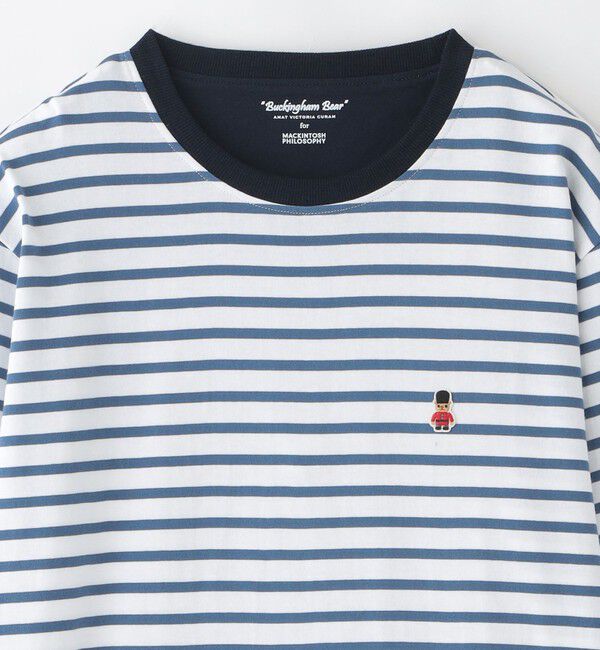 MACKINTOSH PHILOSOPHY「【WEB限定】バッキンガムベア 天竺ボーダー＆無地パンツ パジャマ」|その他|