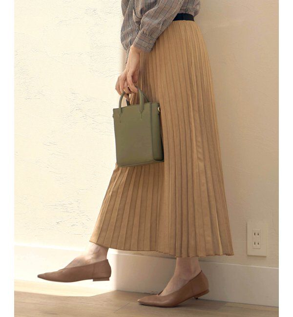 ikka「リバーシブルスウェードスカート」|スカート|