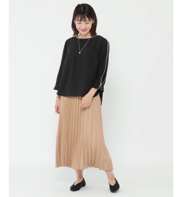 ikka「リバーシブルスウェードスカート」|スカート|