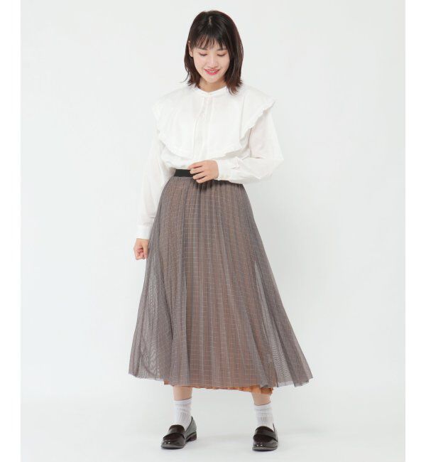 ikka「リバーシブルスウェードスカート」|スカート|