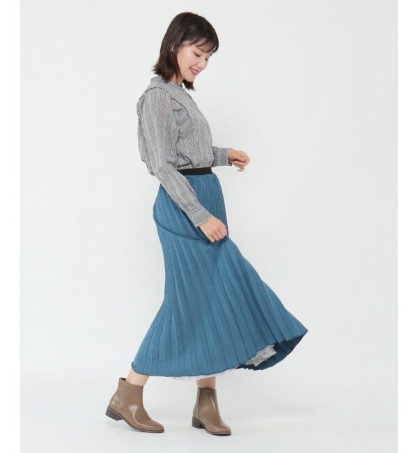 ikka「リバーシブルスウェードスカート」|スカート|