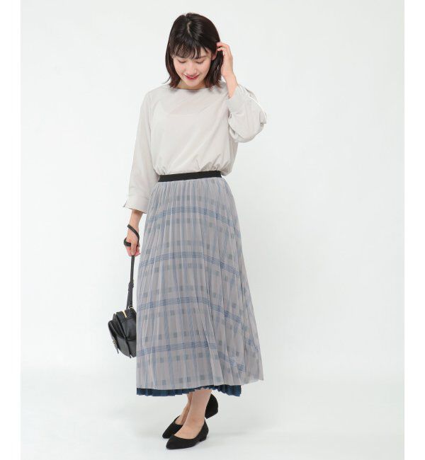 ikka「リバーシブルスウェードスカート」|スカート|