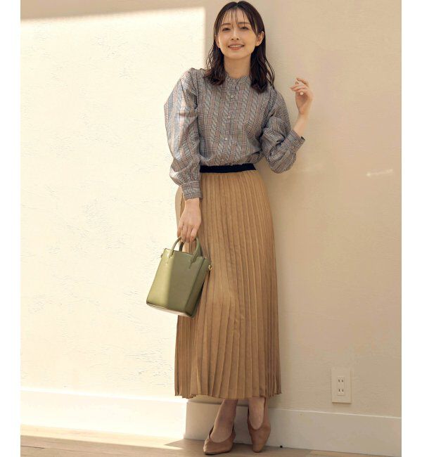 ikka「リバーシブルスウェードスカート」|スカート|