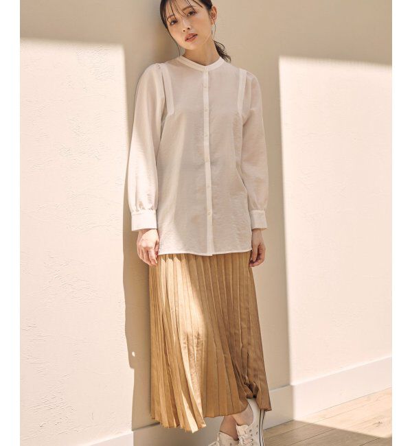 ikka「リバーシブルスウェードスカート」|スカート|