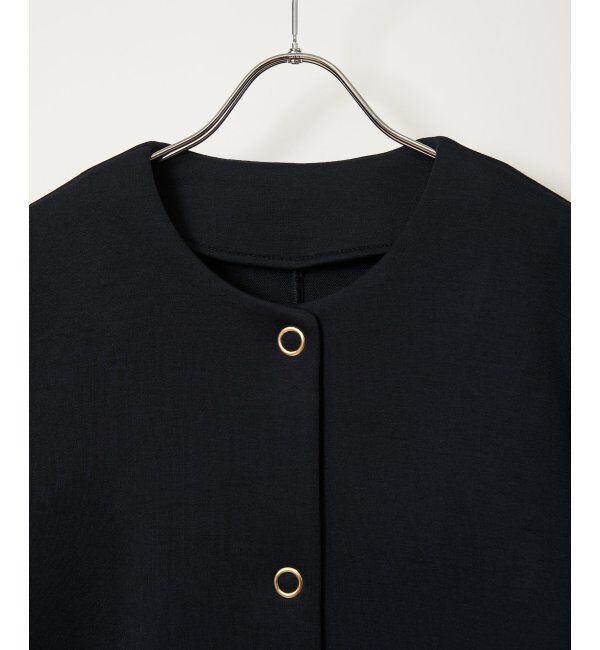 IKKA LOUNGE「ダンボールニットノーカラーコート」|その他|