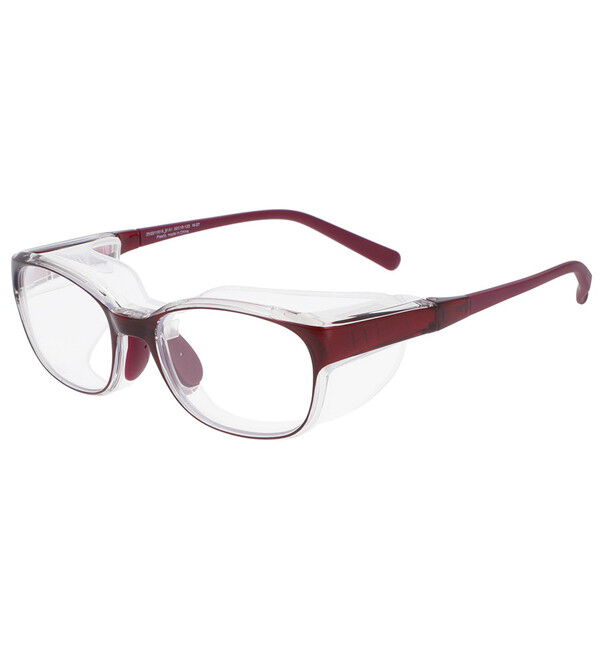  「ウェリントン型 飛沫・花粉対策めがね AIR VISOR ULTRA+ Mサイズ」|メガネ|パープル