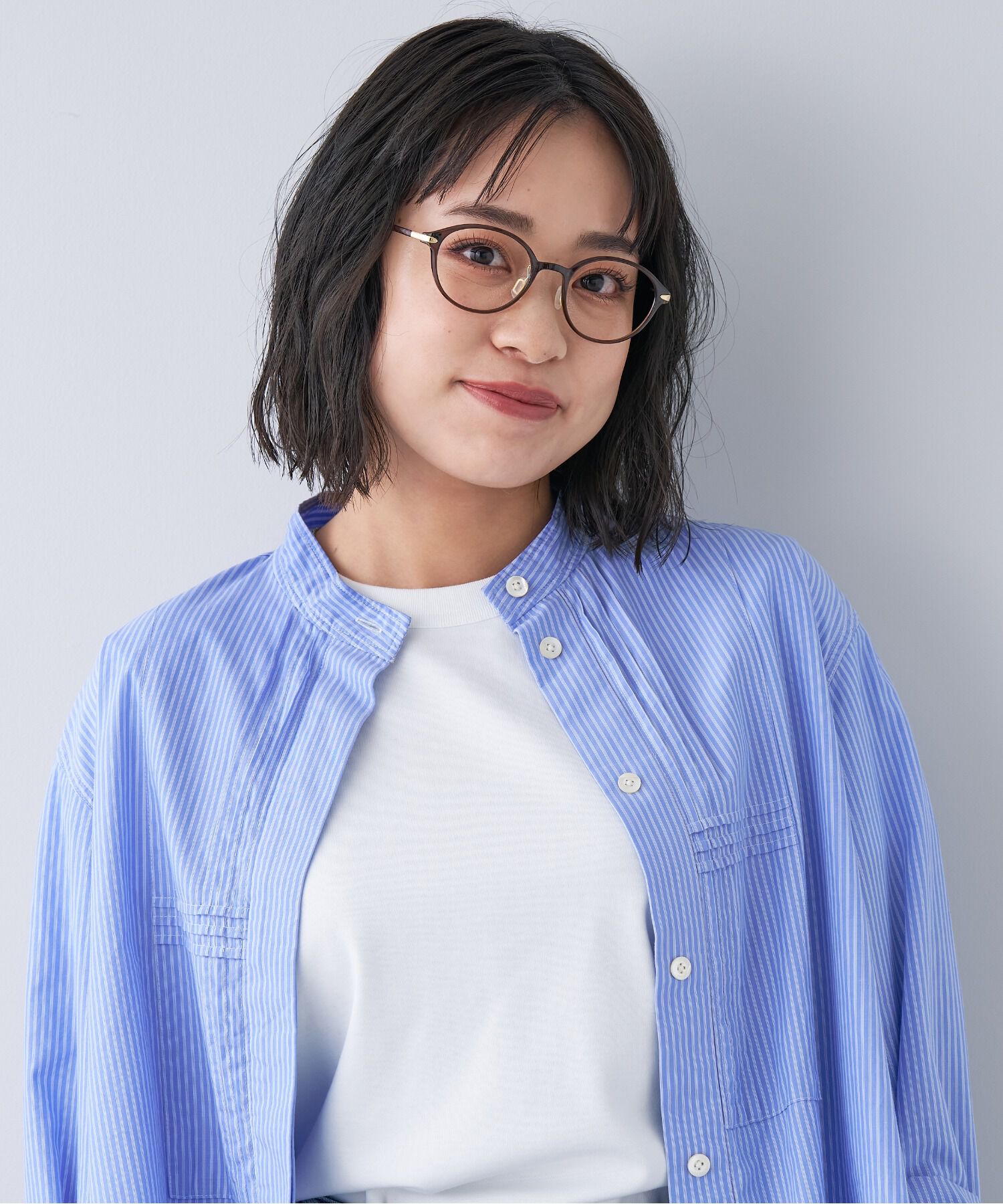  「ラウンド型 めがね｜軽くて壊れにくい Zoff SMART -My color-」|メガネ|