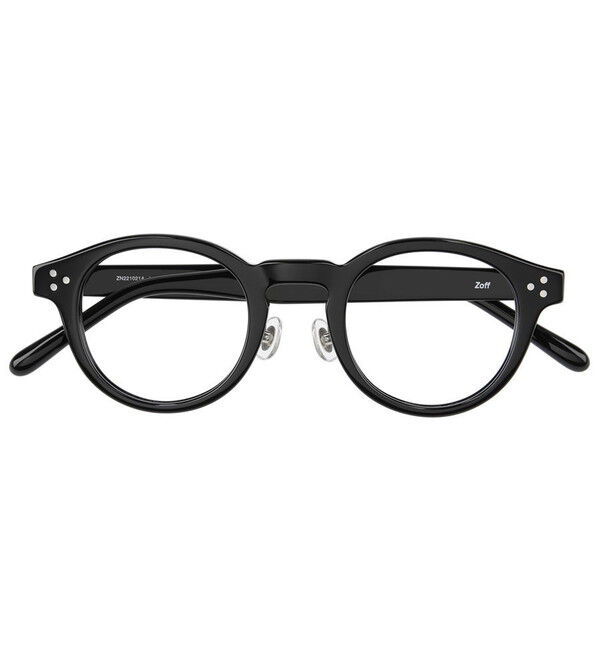  「ボストン型 メガネ ｜黒縁 太縁フレーム レンズ交換券付き おしゃれ Zoff CLASSIC 」|メガネ|