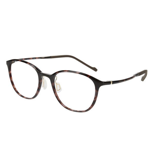  「ボストン型 メガネ｜軽くて壊れにくい Zoff SMART Skinny|レンズ交換券付| 伊達メガネ 眼鏡 」|メガネ|ブラウン系その他1