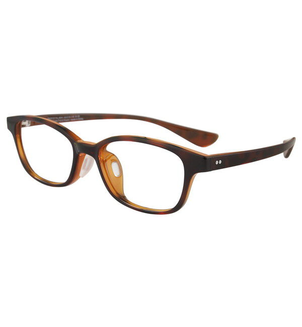  「スクエア型 軽量 メガネ｜黒縁 おうち時間を快適に過ごす ズレ落ち防止 レンズ交換券付き」|メガネ|