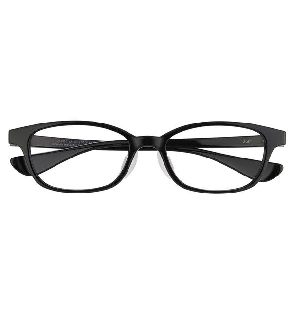  「スクエア型 軽量 メガネ｜黒縁 おうち時間を快適に過ごす ズレ落ち防止 レンズ交換券付き」|メガネ|