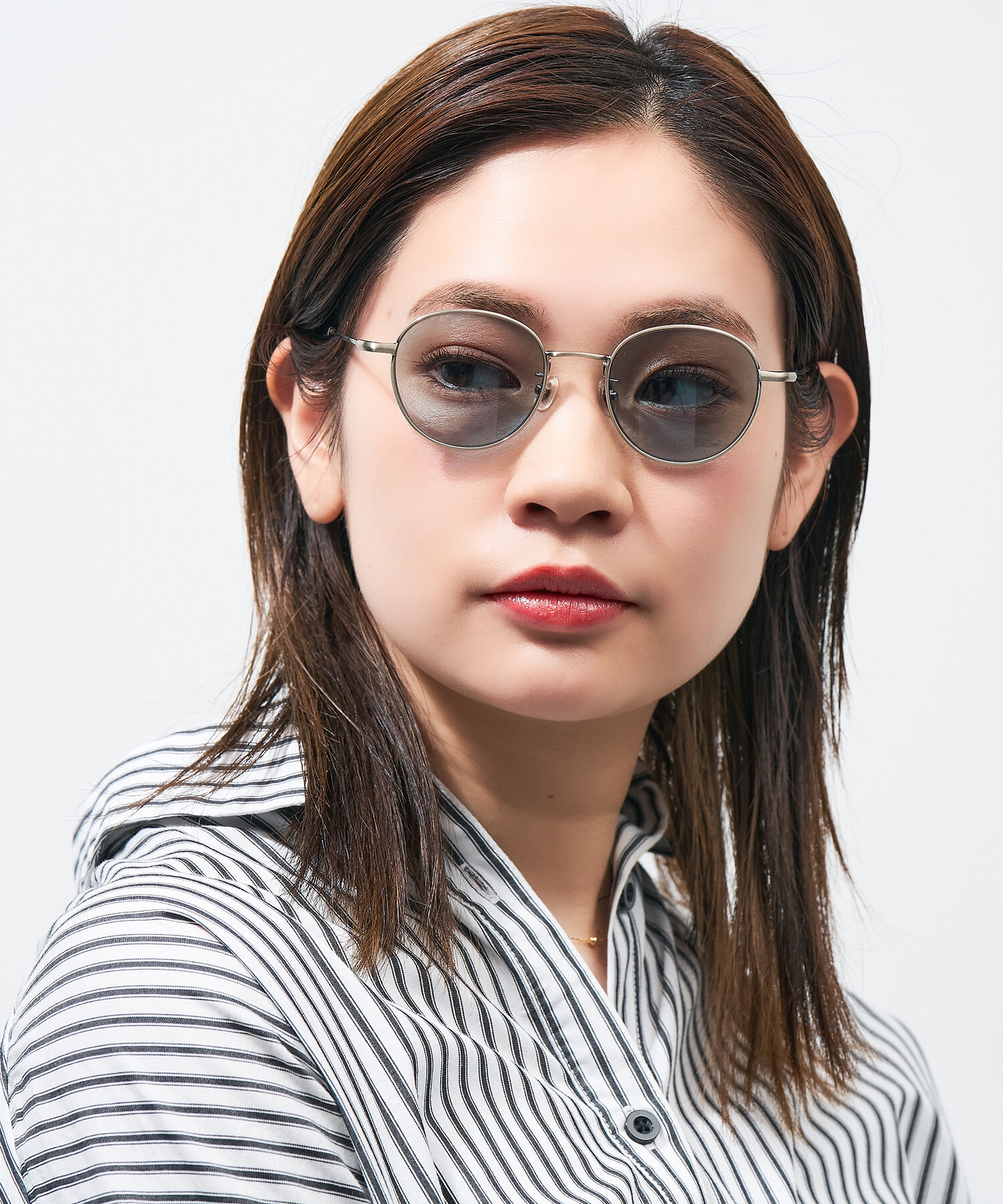  「Zoff | JOURNAL STANDARD relume ボストン型 サングラス UVカット 紫外線カット ジャーナルスタンダード」|サングラス|シルバー